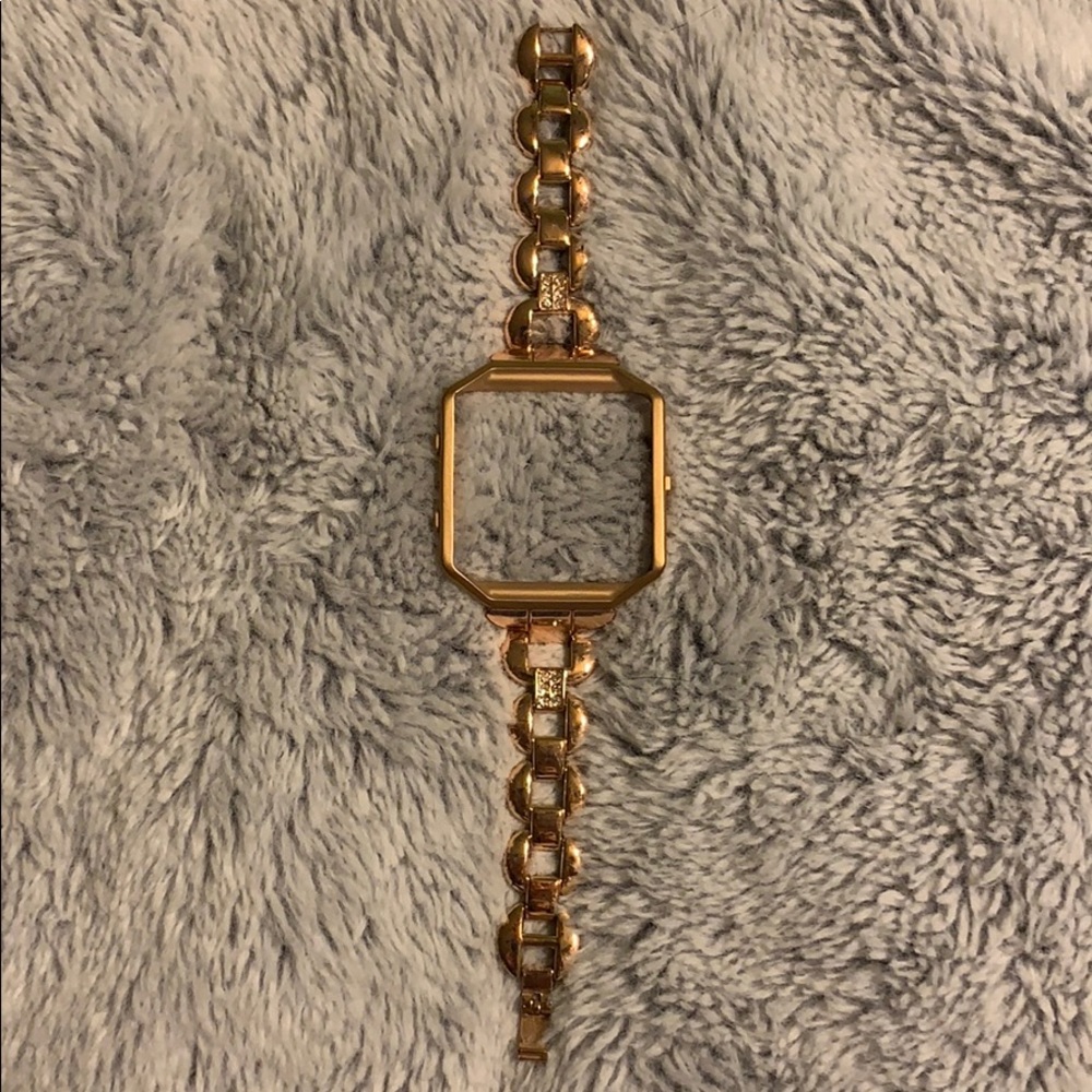Gold Fitbit Blaze band